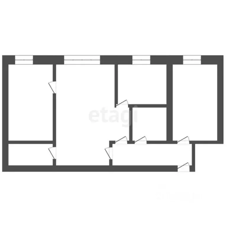 3-к кв. Бурятия, Улан-Удэ Геологическая ул., 30 (52.7 м) - Фото 2