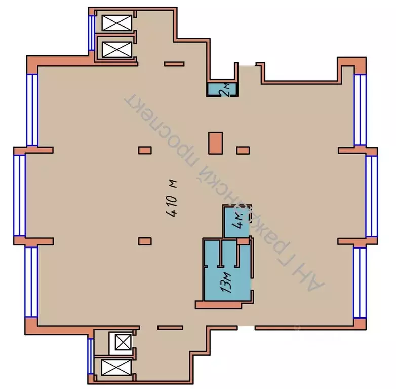 Офис в Санкт-Петербург Лиственная ул., 20к2 (405 м) - Фото 2