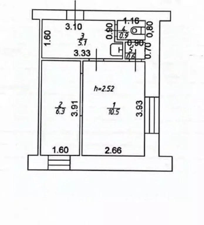 Студия Татарстан, Казань ул. Аделя Кутуя, 68к1 (25.0 м) - Фото 2
