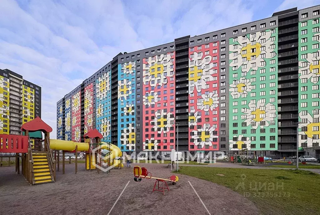 Студия Ленинградская область, Мурино Всеволожский район, ул. Шоссе в ... - Фото 1