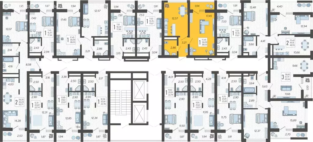 1-комнатная квартира: Сочи, микрорайон Бытха, Ясногорская улица, ... - Фото 1