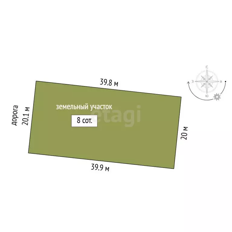 Участок в Тюменский муниципальный округ, деревня Есаулова, улица Юсупа ... - Фото 1