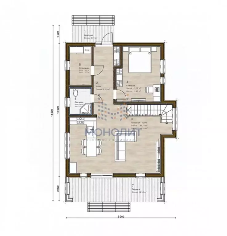 Дом в Москва Тимуркино ТСН, 2 (160 м) - Фото 2