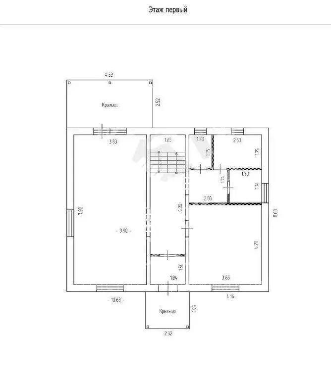 Дом в Тульская область, рабочий посёлок Заокский, Ромашковая улица ... - Фото 2