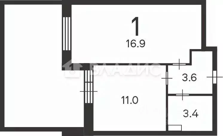1-к кв. Москва Сосенское поселение, просп. Куприна, 38к1 (34.9 м) - Фото 2