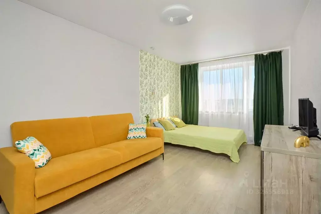 1-к кв. Карелия, Петрозаводск Березовая аллея, 22 (36.6 м) - Фото 1