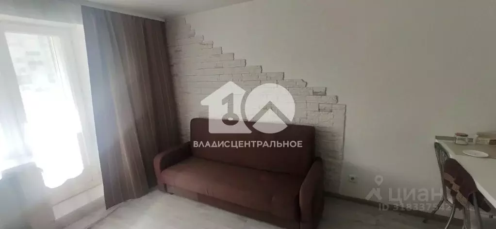 Студия Новосибирская область, Новосибирск ул. Фадеева, 66/9 (31.0 м) - Фото 1