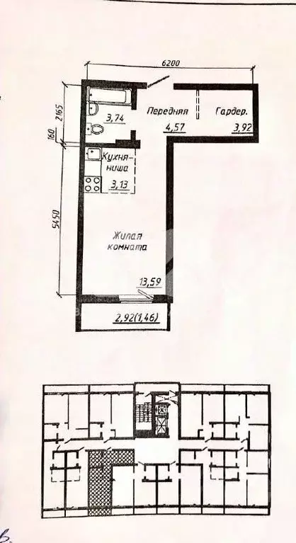 Студия Новосибирская область, Новосибирск ул. Забалуева, 98 (28.3 м) - Фото 2