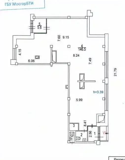 Помещение свободного назначения в Москва Бескудниковский бул., 3 (160 ... - Фото 1