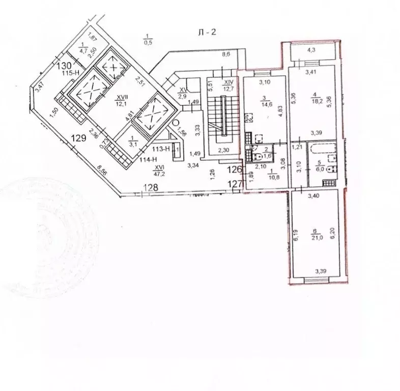 2-к кв. Санкт-Петербург Яхтенная ул., 3к1 (72.2 м) - Фото 2