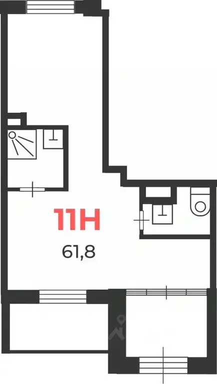 Помещение свободного назначения в Москва Кантемировская ул., 35С2 (62 ... - Фото 2
