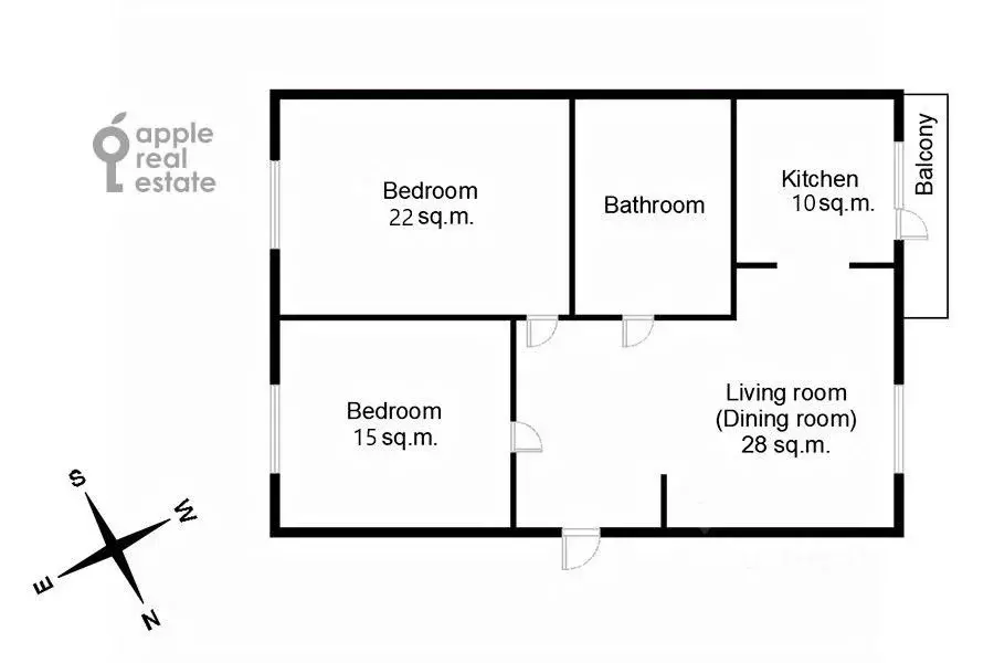 3-к кв. Москва Фрунзенская наб., 32 (86.0 м) - Фото 1