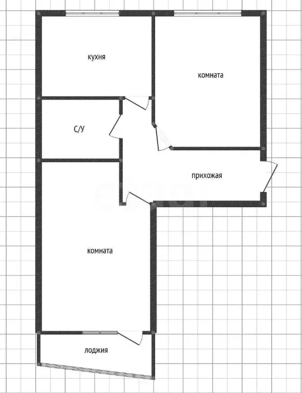 2-к кв. Приморский край, Владивосток 71-й мкр, ул. Ватутина, 4А (60.0 ... - Фото 1