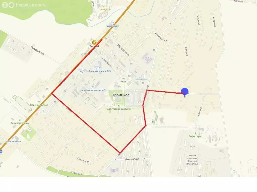 Дом в Троицкое, Восточная улица (216 м) - Фото 1