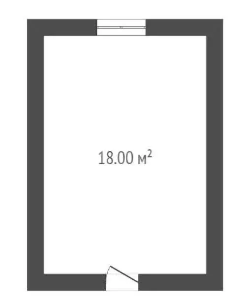 1к в -комнатной квартире (18 м) - Фото 1