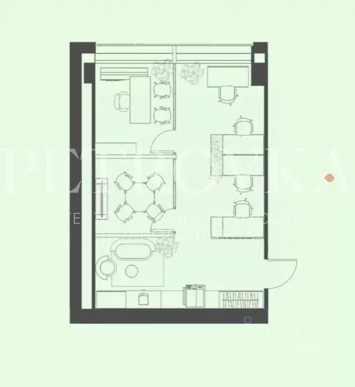 Офис в Москва проезд 3-й Марьиной рощи, 40С1 (51 м) - Фото 2