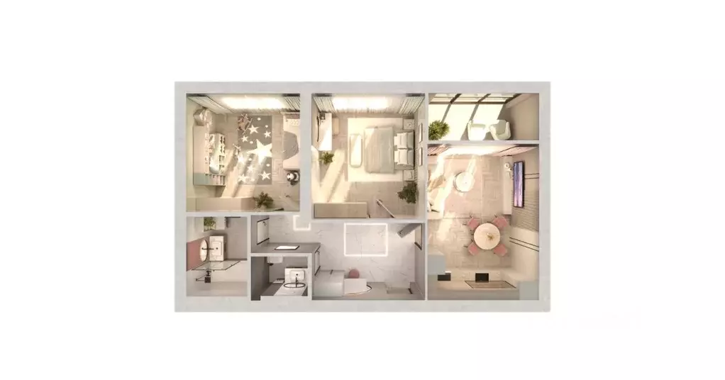 2-к кв. Калининградская область, Калининград ул. Ватутина, 38 (69.0 м) - Фото 1