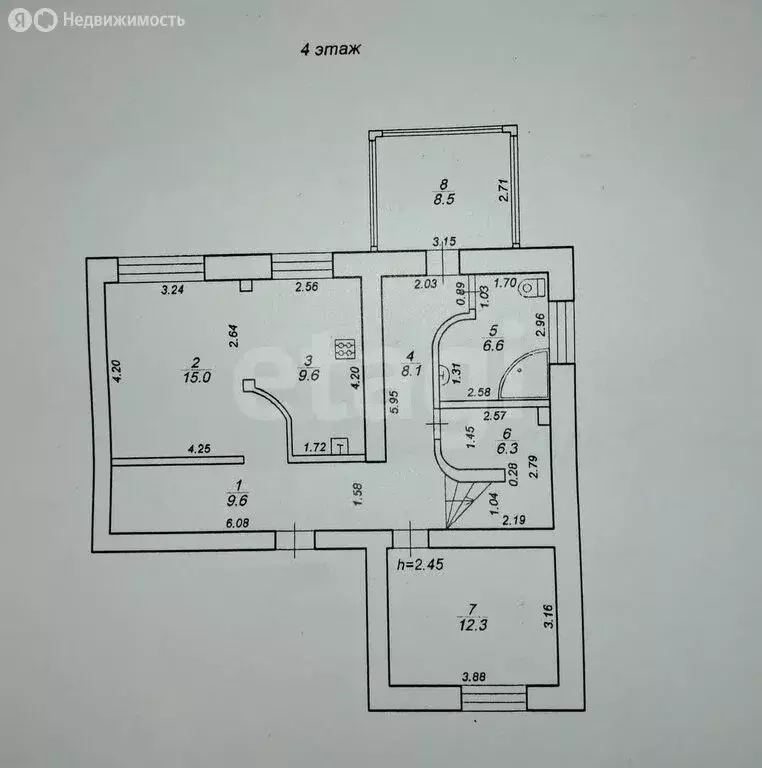 6-комнатная квартира: Тверь, Стартовая улица, 15 (244.9 м) - Фото 2