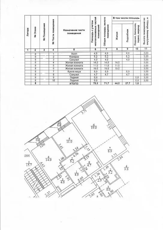 3-к кв. Москва ул. Эдуарда Стрельцова, 2к1 (71.7 м) - Фото 0