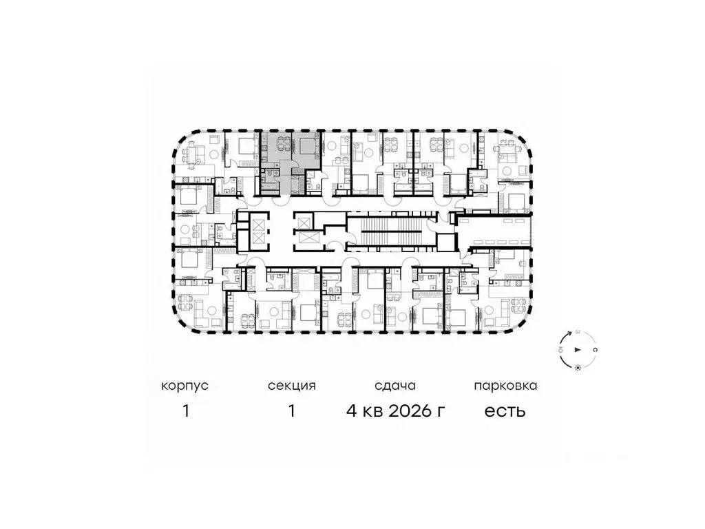 1-к кв. Москва Левел Нижегородская жилой комплекс, 1 (34.4 м) - Фото 1