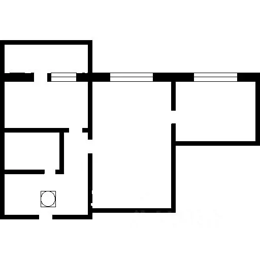 2-к кв. Кемеровская область, Кемерово ул. Юрия Смирнова, 24 (44.8 м) - Фото 1