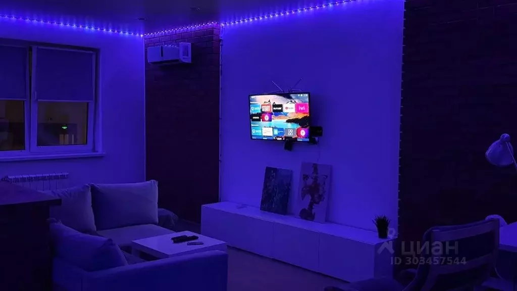 Студия Самарская область, Самара ул. Врубеля, 15 (45.0 м) - Фото 1