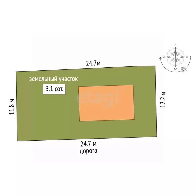 Дом в Крым, Симферополь ул. 40-я Коллективных Садов (52 м) - Фото 2
