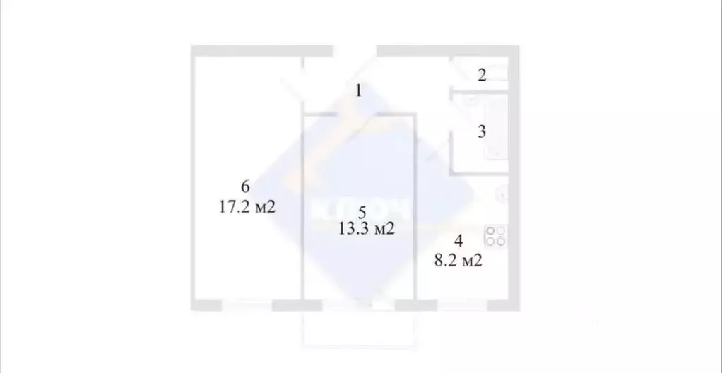 2-к кв. Санкт-Петербург Лиговский просп., 267 (48.3 м) - Фото 2