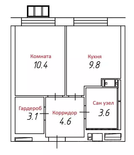 1-к кв. Московская область, Домодедово городской округ, с. Ям ул. ... - Фото 2