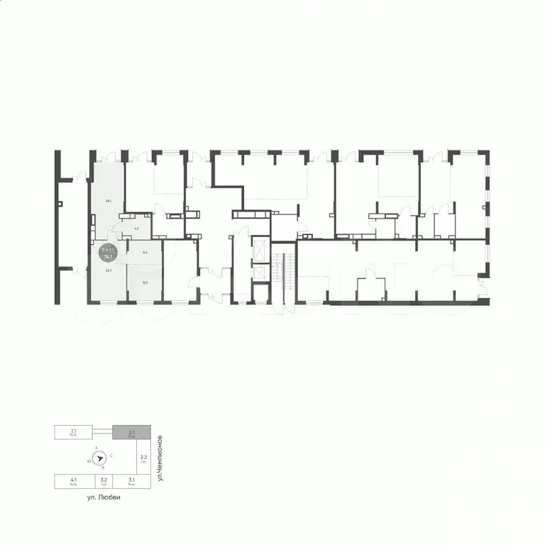 Продам помещение свободного назначения, 74.1 м - Фото 0