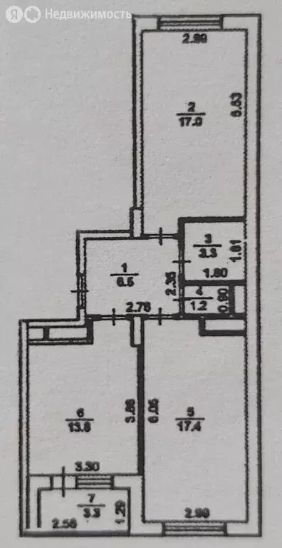 2-комнатная квартира: Тверь, улица Терещенко, 6к3 (62.7 м) - Фото 0