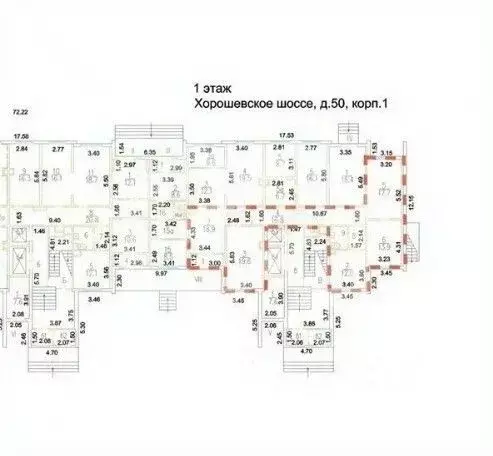 Помещение свободного назначения в Москва Хорошевское ш., 50К1 (109 м) - Фото 2