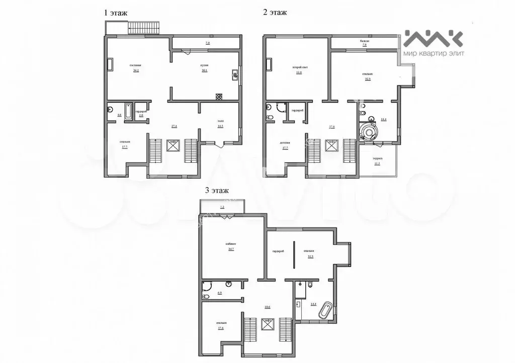 7-к. квартира, 520 м, 3/4 эт. - Фото 0