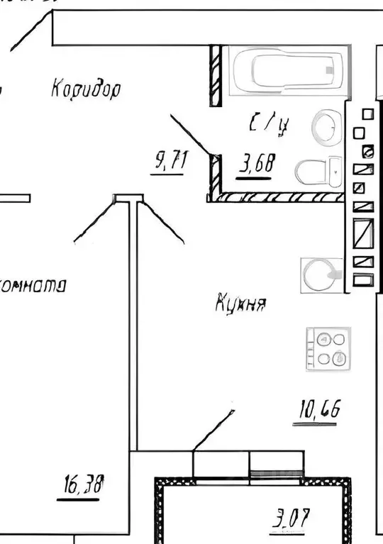 2-к кв. Саратовская область, Балаково Коммунистическая ул., 20В (60.0 ... - Фото 2
