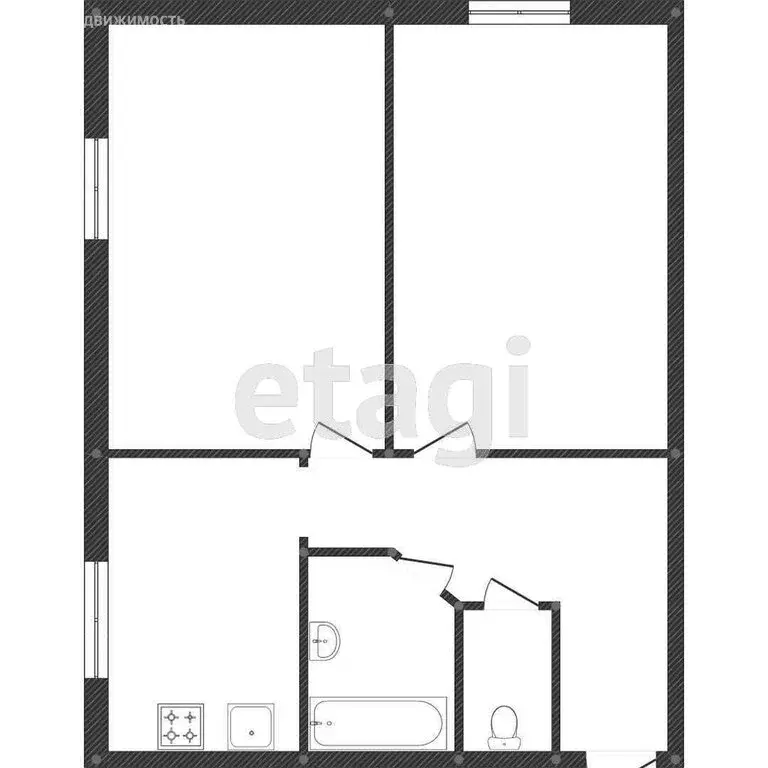 2-комнатная квартира: Миасс, проспект Автозаводцев, 53 (44 м) - Фото 0