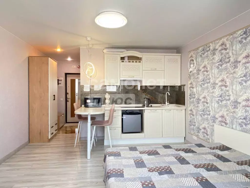 Студия Московская область, Домодедово Востряково мкр, ул. Донская, 1 ... - Фото 1