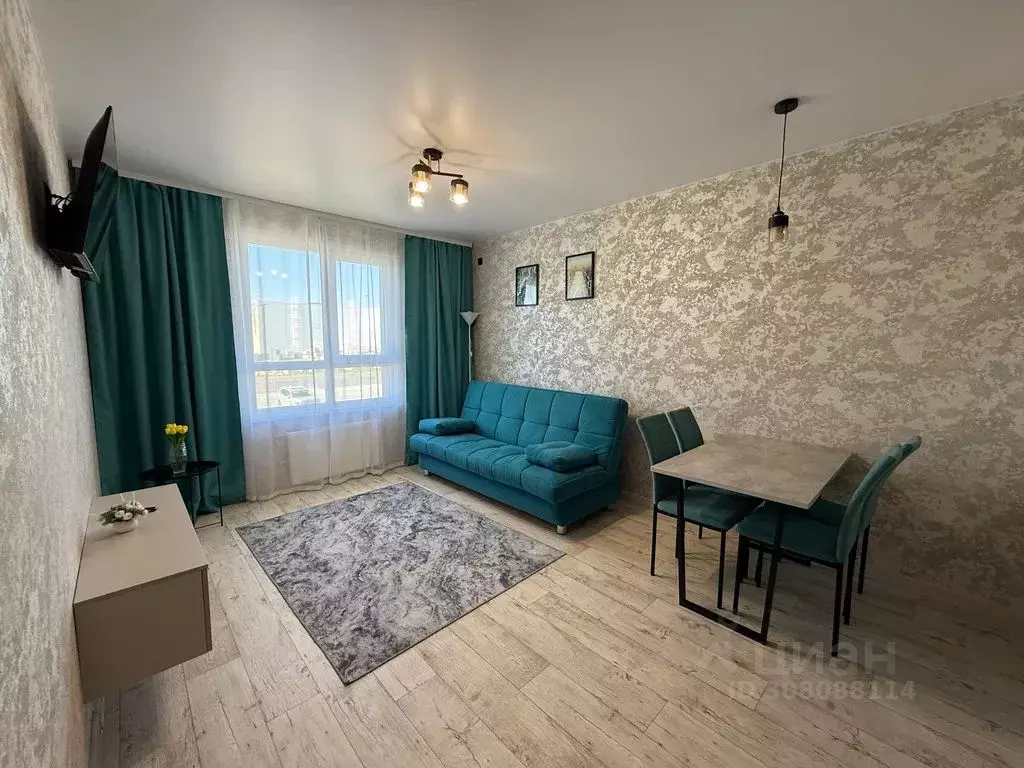 2-к кв. Ульяновская область, Ульяновск просп. Созидателей, 114/2 (37.0 ... - Фото 1