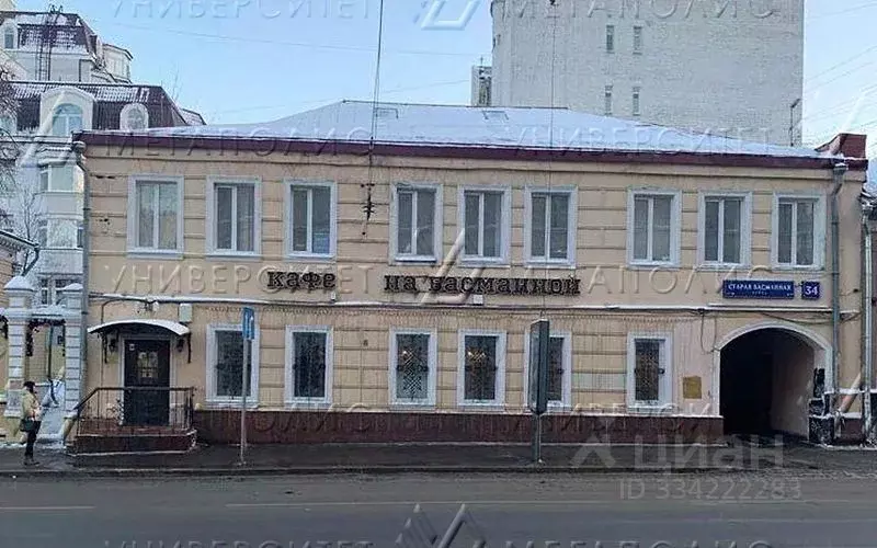 Помещение свободного назначения в Москва Старая Басманная ул., 34 (336 ... - Фото 1