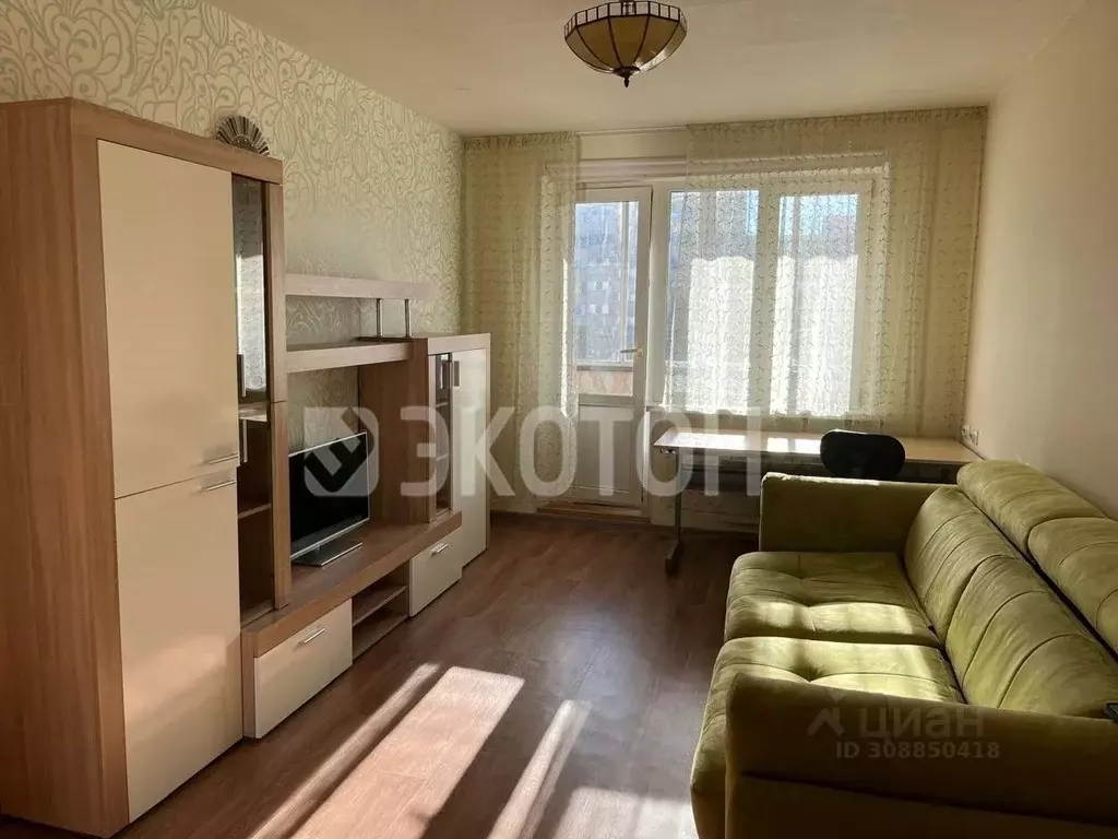 1-к кв. Санкт-Петербург аллея Поликарпова, 10К3 (40.0 м) - Фото 1