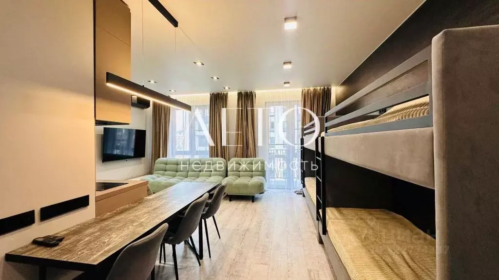 Студия Краснодарский край, Сочи ул. Искры, 66/9к1 (30.0 м) - Фото 2