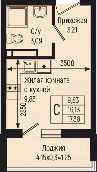 6-к кв. Краснодарский край, Туапсинский муниципальный округ, с. Небуг  ... - Фото 0