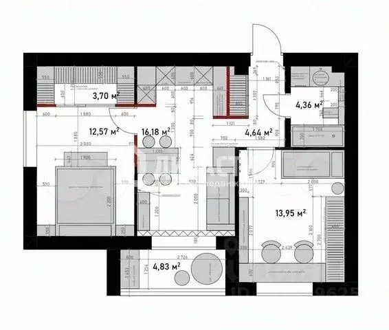 3-к кв. Пензенская область, Пенза ул. Шмидта, 7к1 (58.1 м) - Фото 2