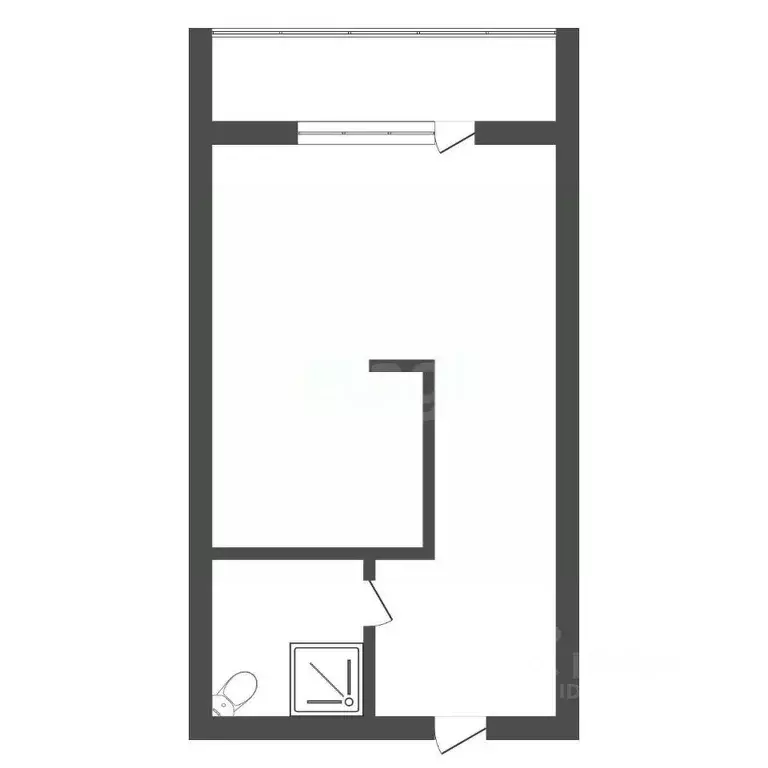 Студия Амурская область, Благовещенск ул. Василенко, 14/2 (25.0 м) - Фото 1