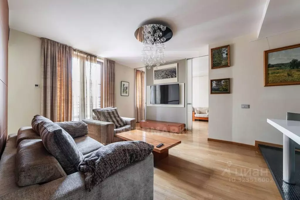 3-к кв. Москва 1-й Зачатьевский пер., 5 (110.0 м) - Фото 1