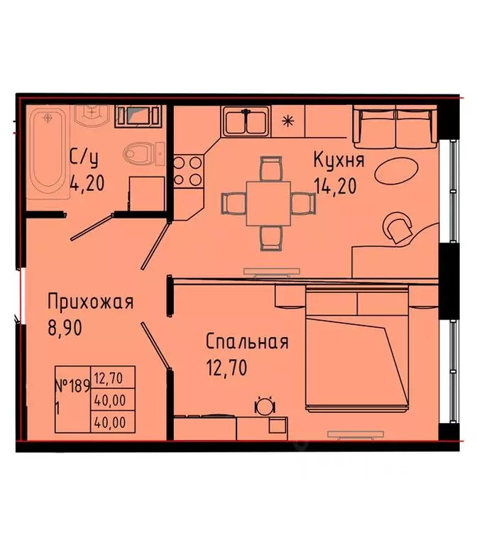 1-к кв. Ленинградская область, Коммунар г. Гатчинский муниципальный ... - Фото 1