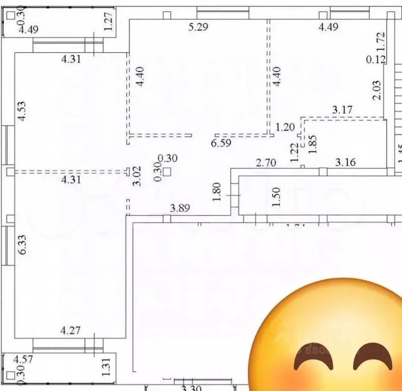 3-к кв. Московская область, Одинцовский городской округ, д. Ликино ... - Фото 2