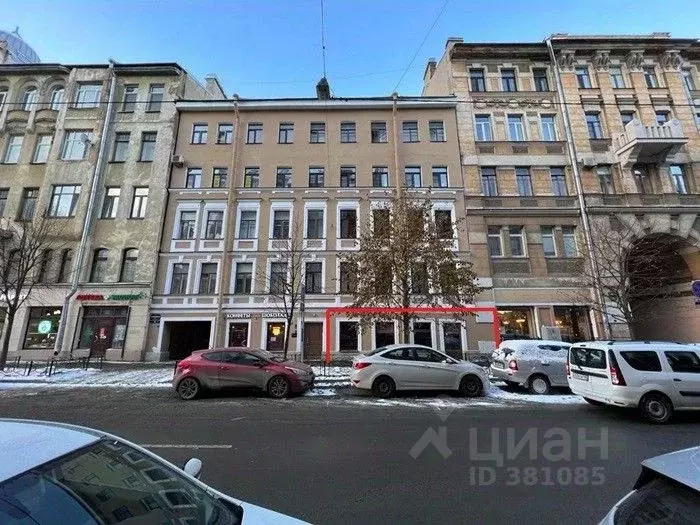 Торговая площадь в Санкт-Петербург Кавалергардская ул., 10 (57 м) - Фото 0