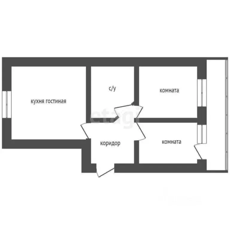 3-к кв. Свердловская область, Нижний Тагил Черноисточинское ш., 73 ... - Фото 2