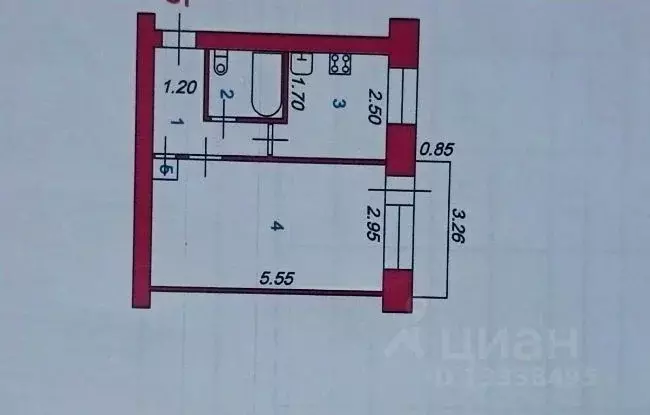 1-к кв. Ивановская область, Родники Шагова мкр, 21 (29.5 м) - Фото 1