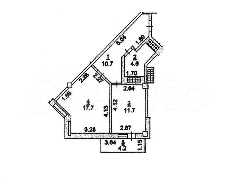 1-к. квартира, 47,7 м, 3/10 эт. - Фото 0